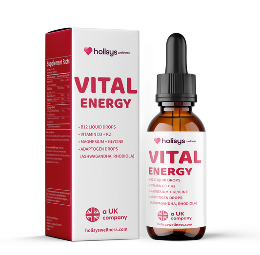 Holisys Vitality Energy & Stress Support Liquid Drops