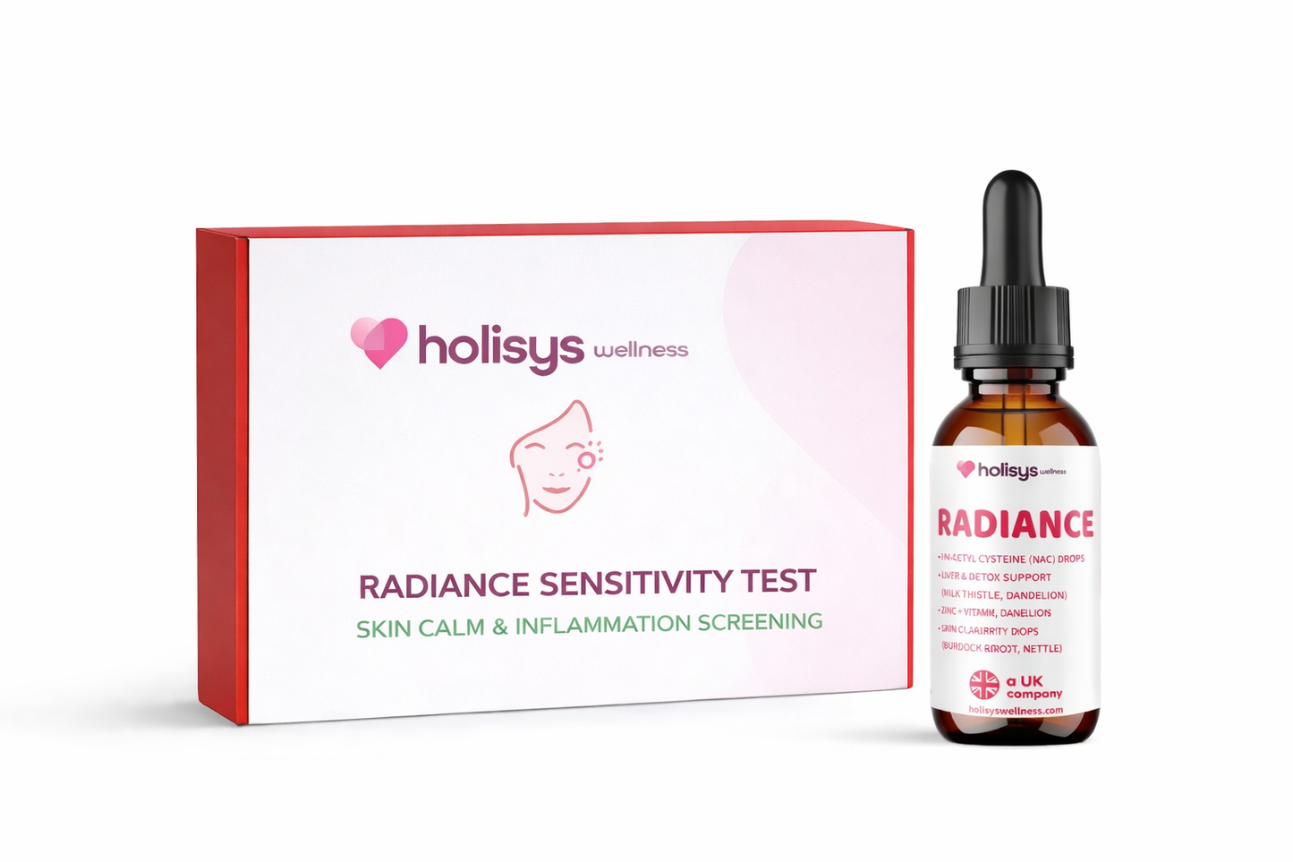 Skin, Immune & Sensitivity Test + Radiance Support Drops