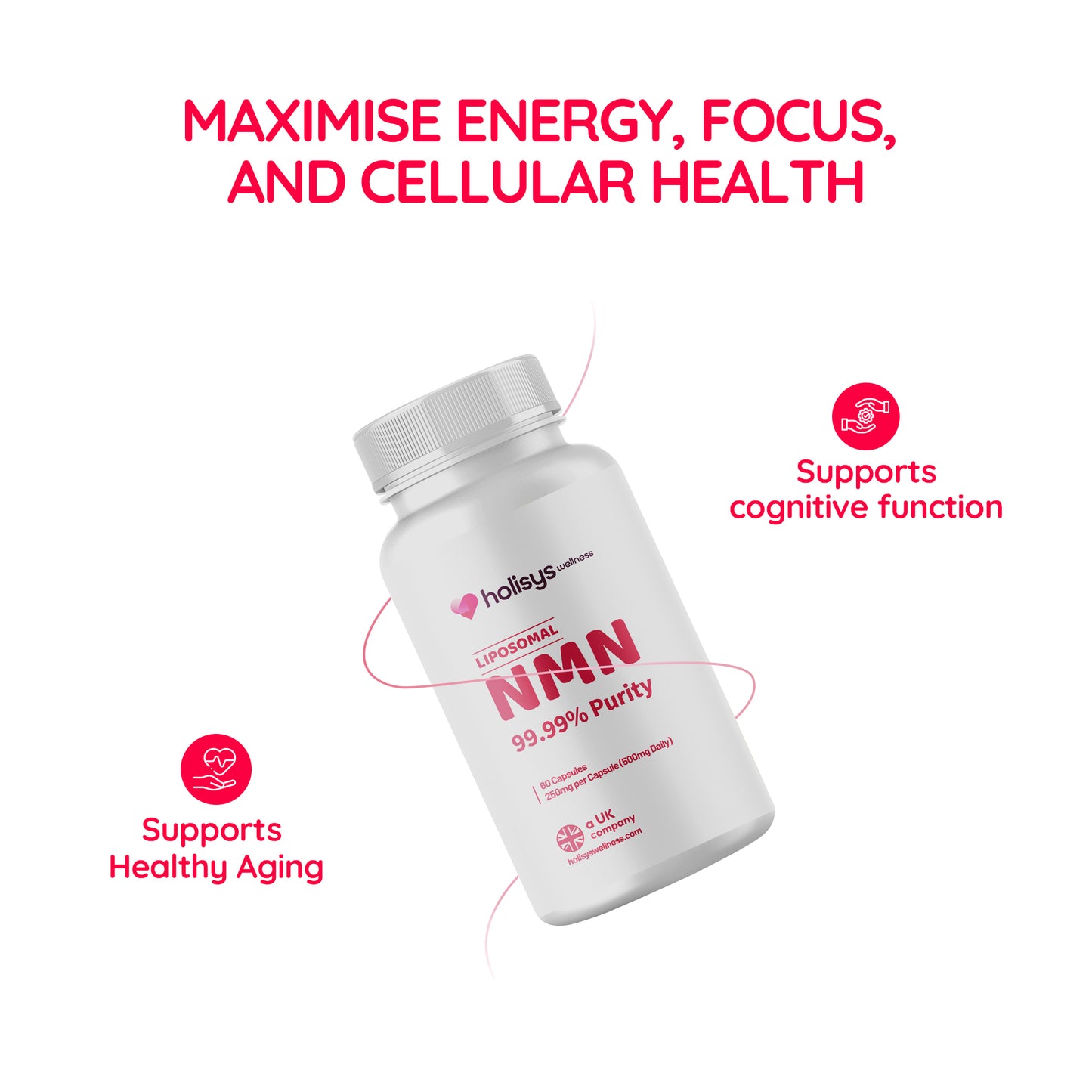 NEW Holisys NMN – Nicotinamide Mononucleotide Tablets