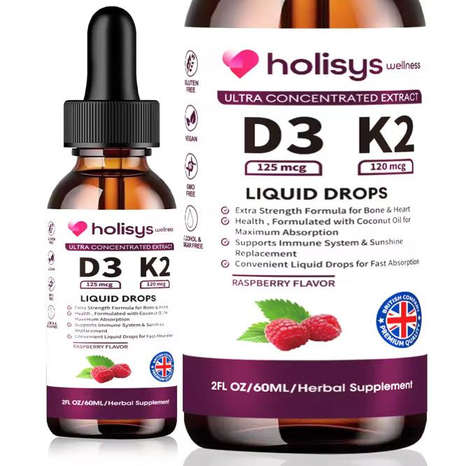 Holisys Wellness Premium Supplement Bundle (Multivitamin, D3+K2, B12 & Graviola Drops) £96.00 GBP