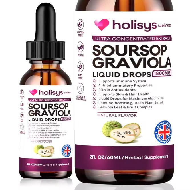 Holisys Wellness Premium Supplement Bundle (Multivitamin, D3+K2, B12 & Graviola Drops) £96.00 GBP