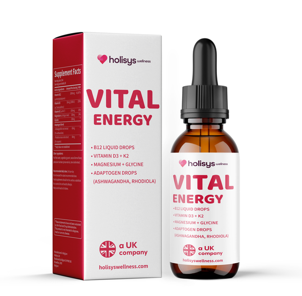 Holisys Vitality Energy & Stress Support Liquid Drops